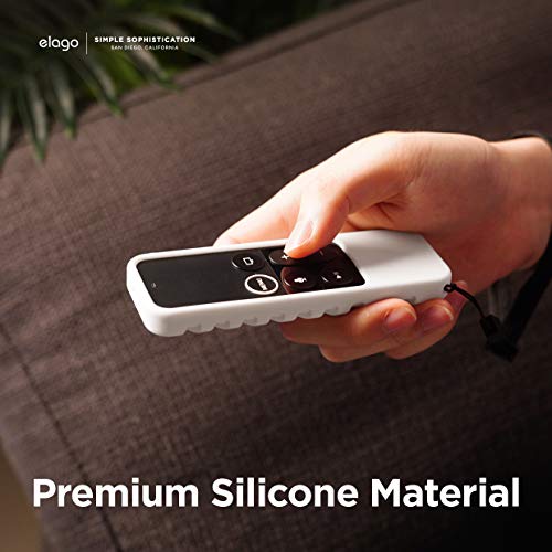elago R3 Protective Case for Apple TV 4K Siri Remote 1st Generation - color: White