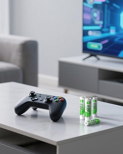 EBL 8-Bay Smart Charger + 4AA 2800mAh & 4AAA 1100mAh Rechargeable Batteries