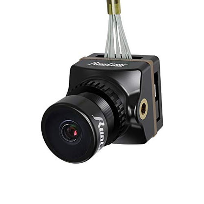 RunCam Split 4 V3 4K FPV Camera with FOV 140° Low Latency, DC 5-20V Nano HD Recording 16:9/4:3 NTSC/PAL Switchable Version for FPV Drone, Black