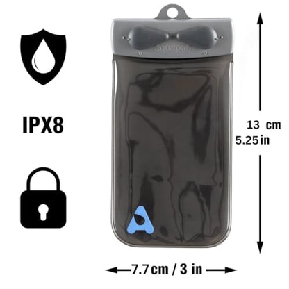 Aquapac Keymaster – Waterproof Stash Case for Keys, Cards & Cash, Grey - color: Grey, size: Keymaster
