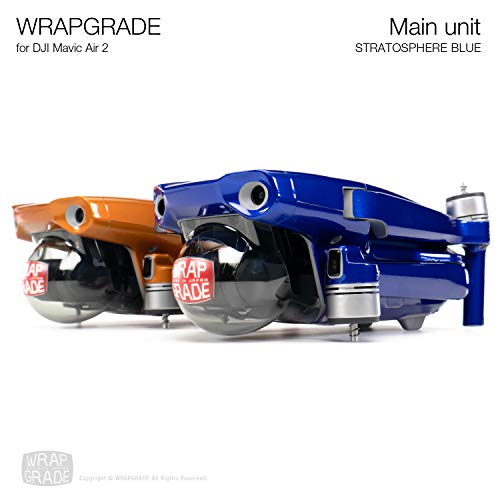 Wrapgrade Main Unit Skin Compatible with DJI Mavic Air 2 (Stratosphere Blue) - color: Stratosphere Blue