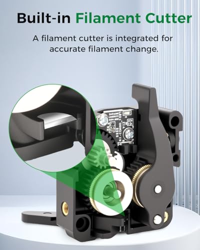 Creality Official K2 SE Extruder Kit, Built-in Filament Break Sensor and Filament Cutter, Dual Gears for Smooth Feeding, Force Up to 80N, for 3D Printer K2 SE Combo - style: For K2 SE