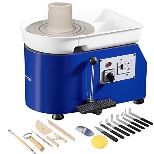 VEVOR Pottery Wheel 11inch 350W Ceramic Wheel Forming Machine Accessory Kit - size: 11in-350W