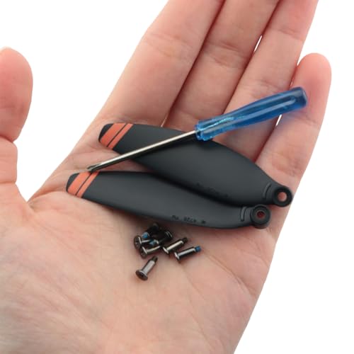 4 Pair Mini 2 Drone Propellers Low Noise Quick Release Blades Aerial Photography Accessories 4726 Replacement Propellers Includes 12 Matching Screws and Screwdriver Compatible with Mini 4K