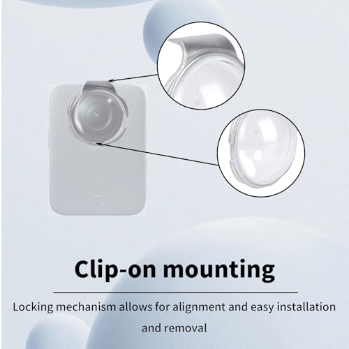 2pcs Lens Guards for DJI Osmo 360 Camera, Optical Tempered Glass Lens Protector Cover 9H Hardness High Transmittance for Camera Accessories