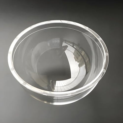 6 Inch Weatherproof Acrylic Clear Camera Dome Cover, CCTV Replacement Transparent Lens Cap, Surveillance Security Camera Protective Shield, 152mm Outer Diameter, 85mm Height