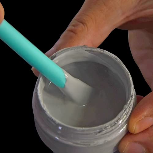 Screen Stencils Squeegee,Mini Squeegees, Self Adhesive Screen Stencil Squeegee, Chalk Paste Squeegees and Rubber Stick 9 Pieces Set, Screen Printing Tools for Applying or Ink - color: 2 Screen Printing Squeegees 6 Mini Squeegees 1 Rubber Paint Stir Sticks
