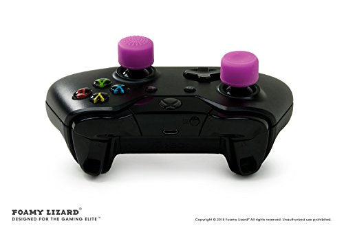 Foamy Lizard AceShot Raised Thumb Grips for Xbox One & Steamdeck, Purple - color: Purple