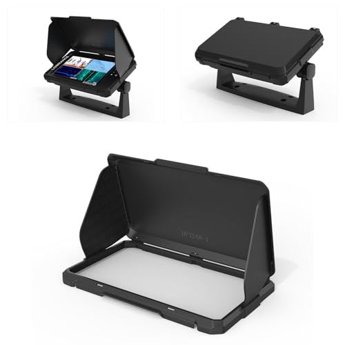 Foldable Sunvisor Cover for Lowrance Eagle Eye 9 and Lowrance Eagle 9 - Fishfinder Waterproof Protective Cover (Black)