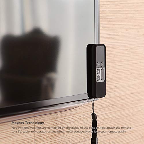 elago R1 Intelli Case for Apple TV Siri Remote 4K / 4th Gen - color: Black
