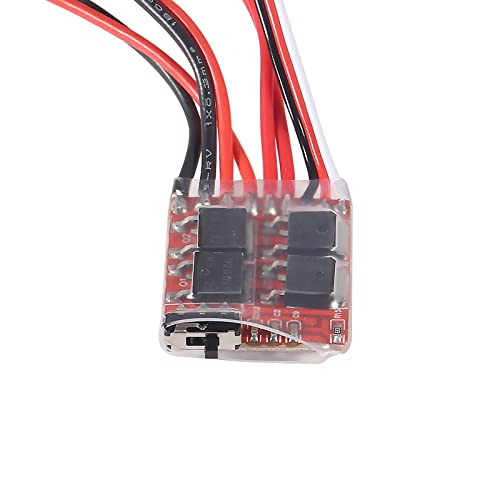 4 PCS Mini RC 20A Brushed ESC Motor Speed RC ESC 2KHz Forward Reverse Brush Brake RC 2S for Controller Boat RC Car Tank