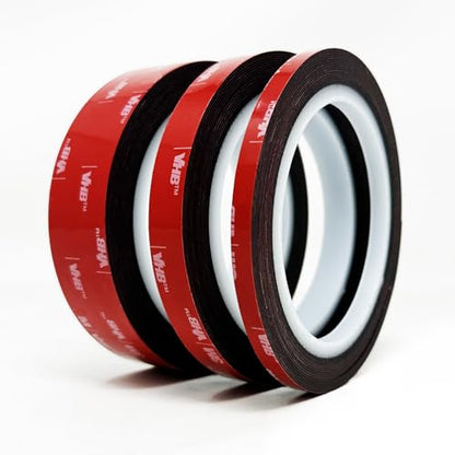 Gizmo Dorks VHB 5925 Double Sided Mounting Tape, Black - 0.5 in x 15 ft - size: 0.5 in. x 15 ft.