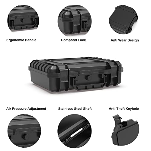 Ant Mag Waterproof Hard Case 9.2x6.5x2.7 - style: 9.2*6.5*2.7in/2.6liter