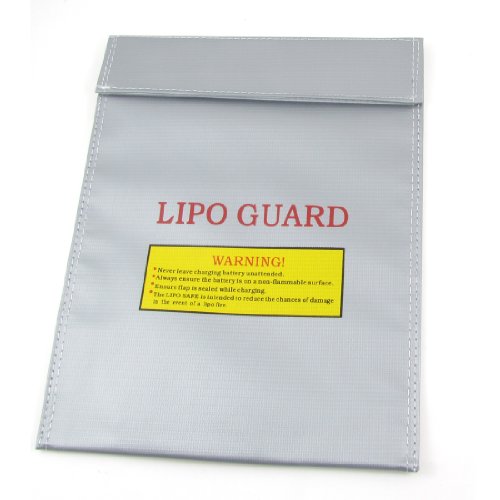 uxcell Fireproof RC Li-Po Battery Safe Bag Charge Protecion 30cm x 23cm