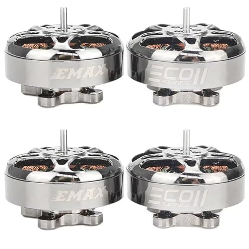Emax ECO II 2004 2000KV 3000KV 3-6S Lipo Brushless Motor 1.5mm Shaft for RC FPV 3inch 3.5inch Racing Drones Quadcopter Parts (4PCS 2004 3000KV) - style: 4PCS 2004 3000KV