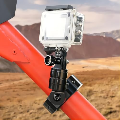 Chelhead Camera Mount Holder UTV ATV Fit for GoPro Hero, SJ, DJL, Insta360 - style: For Camera