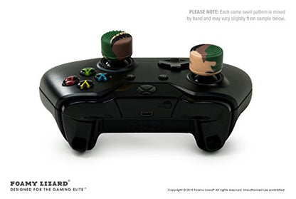 Foamy Lizard AceShot Raised Thumb Grips for Xbox One & Steamdeck, Camo - color: Camo