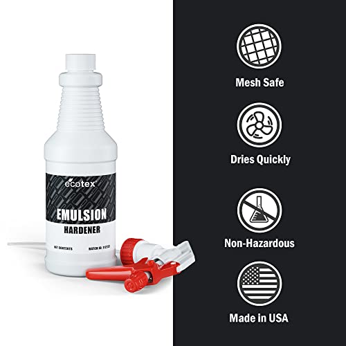 Ecotex® Emulsion Hardener for Screen Printing Emulsion (Pint - 16oz.) - size: 16 fl oz