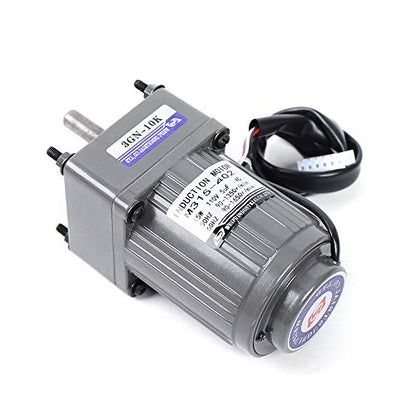 110V 0-125RPM 15W 10K AC Gear Reduction Motor with Speed Controller - color: 15W 10K