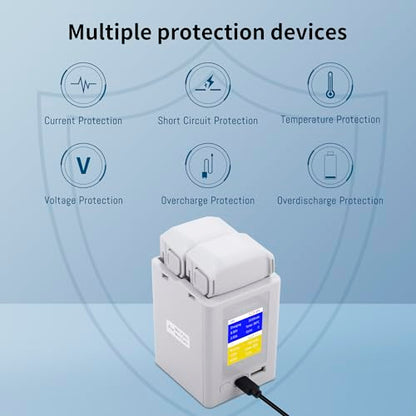 Mini3 Mini4 Pro Dual-Channel Battery Charger Two-Way Charging Hub