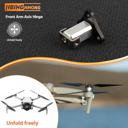 Front Arm Axis Replacement for DJI mini 4 pro/Mini 3 Front Arm Hinges Arm Shaft for DJI mini 4 Pro Drone Accessories Parts with Repair Tools