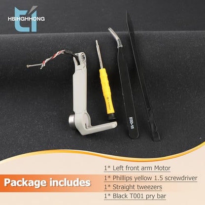 Left Front MotorArm for DJI Mavic Mini 2 Arms Replacement for Mavic Mini 2 Arm Drone Accessories Parts with Repair Tools (Left Front)