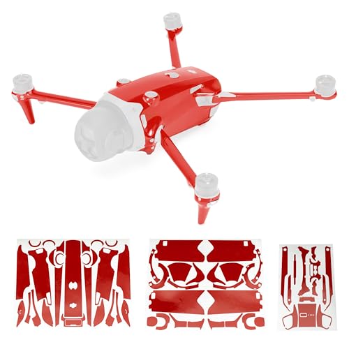 WRAPGRADE Full Wrap Skin Stickers Compatible with DJI Mavic 4 Pro (Super Red) - color: Super Red