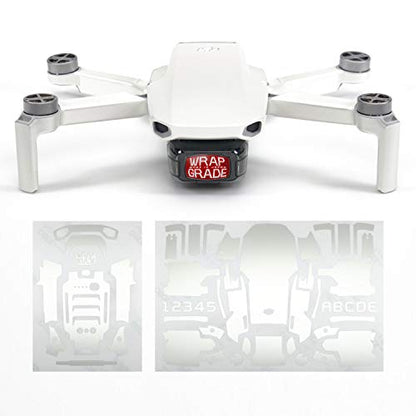 Wrapgrade Skin Compatible with DJI Mavic Mini & Mini 2 SE & Mini 4K (Madagascar Pearl) - color: MADAGASCAR PEARL