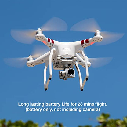 ExpertPower Replace DJI Phantom 3 Battery, 15.2V 4500mAh Battery for Phantom 3, DJI Phantom 3 Pro, DJI Phantom 3 Advanced, DJI Phantom 3 4K, and DJI Phantom3 SE Standard Intelligent Flight Battery