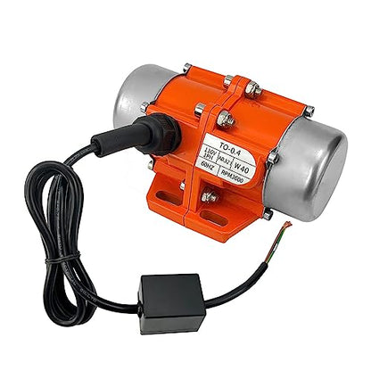 Industrial Concrete Vibrator AC Single Phase 110V 3600RPM 40W for Vibrating Table Feeder Silo