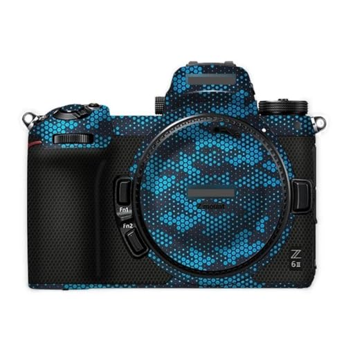 Anti-Scratch Camera Skin Wrap Z6 II Sticker Coat Vinly Protective Film Body Protector Decals Cover for for Nikon Z6II Z7II Z7 II (Mamba Blue) - color: Mamba Blue