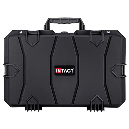 Eylar 21.6" Intact Series Carry-On Hard Camera Case, Lightweight and Durable Stacker Design with Foam (Black) - color: Black