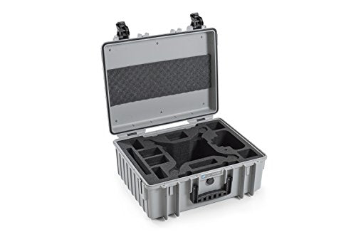 B&W International GmbH B&W Outdoor.Cases Type 6000 with DJI Phantom 4 Inlay - The Original - color: Grey, size: 510x420x215 (type 6000), style: Dji Phantom 4