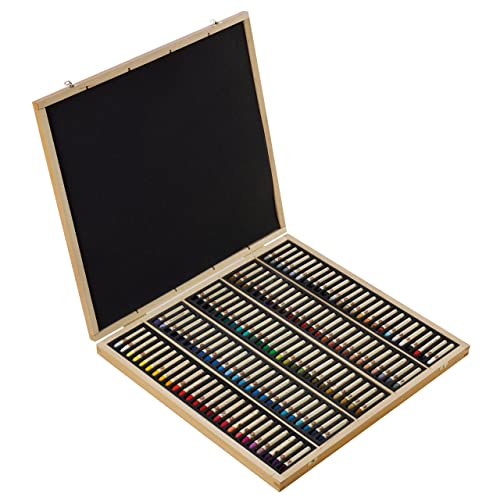 SENNELIER Oil French Pastel for Professional Artists, Wooden Box Set of 120