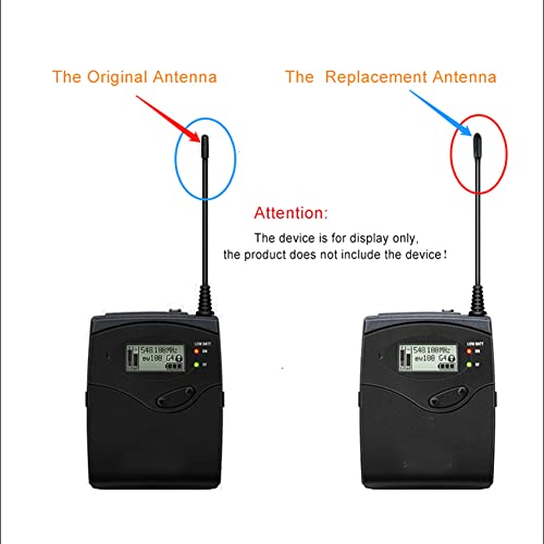 Replacement Antenna for Sennheiser EW100G2/100G3 Wireless Microphone/IEM Bodypack Transmitter Receiver,Frequency Covered 450-970MHz