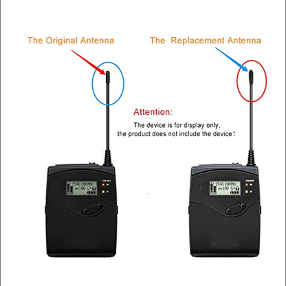 Replacement Antenna for Sennheiser EW100G2/100G3 Wireless Microphone/IEM Bodypack Transmitter Receiver,Frequency Covered 450-970MHz