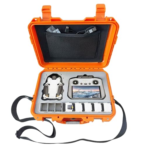 INNVO Waterproof Hard Case for DJI Mini 3 and Mini 4 Pro Fly More Combo
