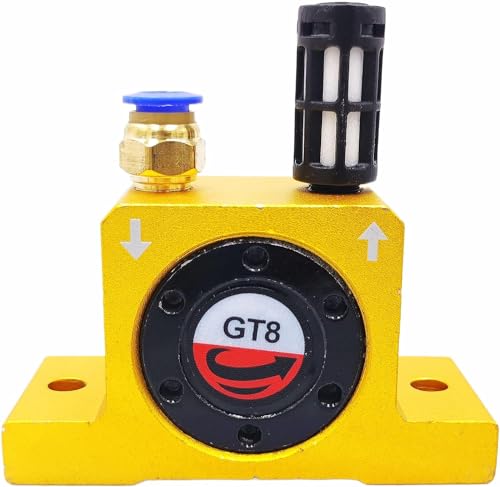 GT8 Pneumatic Air Turbine Vibrator G 1/8" Industrial Pneumatic Turbine Vibrators Golden GT-08 Series