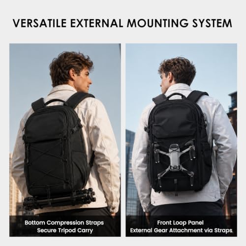 TARION Urban Camera Backpack for Photographers 21L ROVE FX21 Black - color: Black
