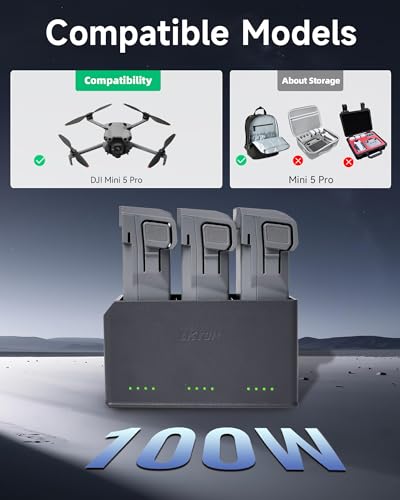 LKTOP 100W Parallel Charging Hub for DJI Mini 5 Pro Battery - size: For Mini 5 Pro, style: Hub
