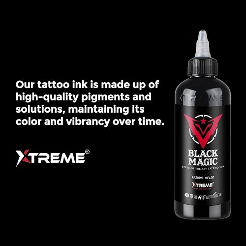 Xtreme Shading Solution, Achieve Seamless Transitions and Stunning Shading Effects with Our Versatile Tattoo Ink Enhancer, Elevate Tattoo Artistry (1 oz)