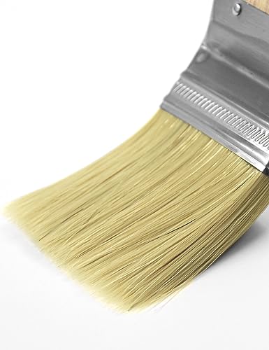 ROLLINGDOG 25mm, 38mm, 50mm Radiator Paint Brush Set - size: 25mm, 38mm, 50mm