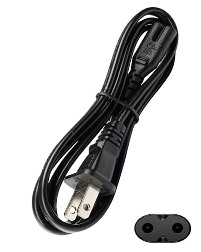 LKTOP AC Power Cord US Plug 2 Prong AC Cable (NA) for DJI Mini/Air/Mavic Series Drone Battery Charger Charging Hub, DJI Phantom/Spark/FPV Accessory Replacement, 3.3 FT (Drone-Specific) - style: AC Cable