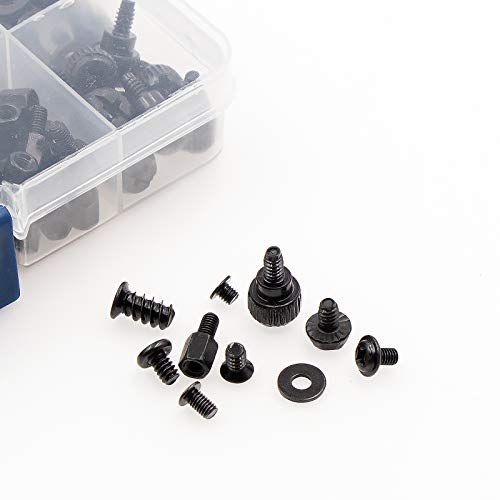 400Pcs Computer Screws Standoffs Kit SSD Screw for Universal Motherboard PC Computer Case Screw Fan CD-ROM with Screwdriver