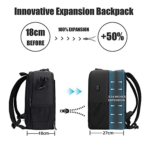 Cwatcun Camera Trolley Bag, Rolling DSLR Case with Removable Cart - color: Black, size: 5.0 Large