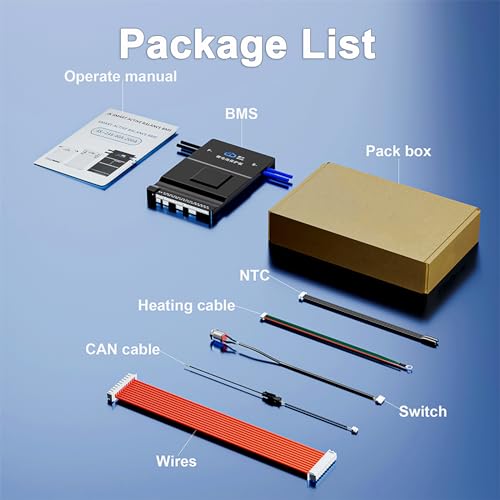 JKBMS JK-B2A20S20P-HC 8S-20S 200A BMS, 2A Active Balance, CAN & Heating - size: JK-B2A20S20P-HC