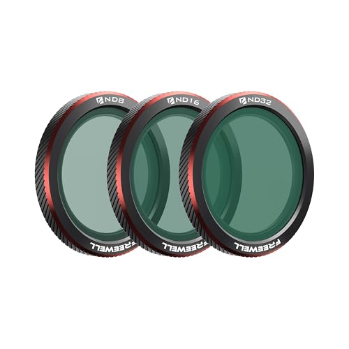 Freewell 3-Pack Magnetic ND Filters for DJI Neo 2 - style: Standard Day ND Kit