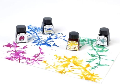Winsor & Newton Drawing Ink, 14ml Bottle, Carmine - color: Carmine