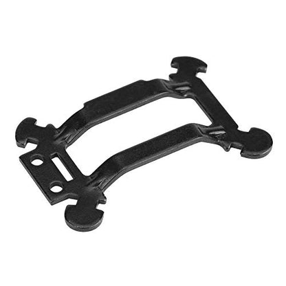 FOSA Gimbal Damping Board, Lightweight Metal Camera Shock Bracket Hanging Plate with Matched Screws for Pro Drone Replacement Accessories Black 4x2.7cm