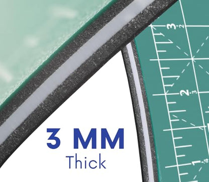 Proartek PK00012 Model GBM4060 Series 40" x 60" Professional Cutting Mat; Double-Sided Green/Black; Self-Healing; For Graphic Arts, Hobbies, Sewing, Scrapbooking, and other Cutting Projects - size: 60"L x 40"W
